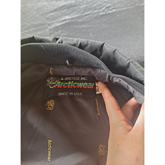 Vintage 80s ARCTIC CAT Arcticwear 2 Piece Sz XL Snowmobile Cross Country - Picture 4 of 9